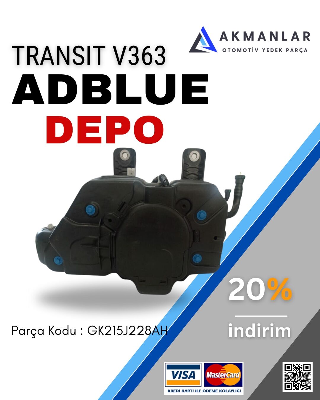 Ford Transit V363 Adblue Depo/ Otosan / 2014