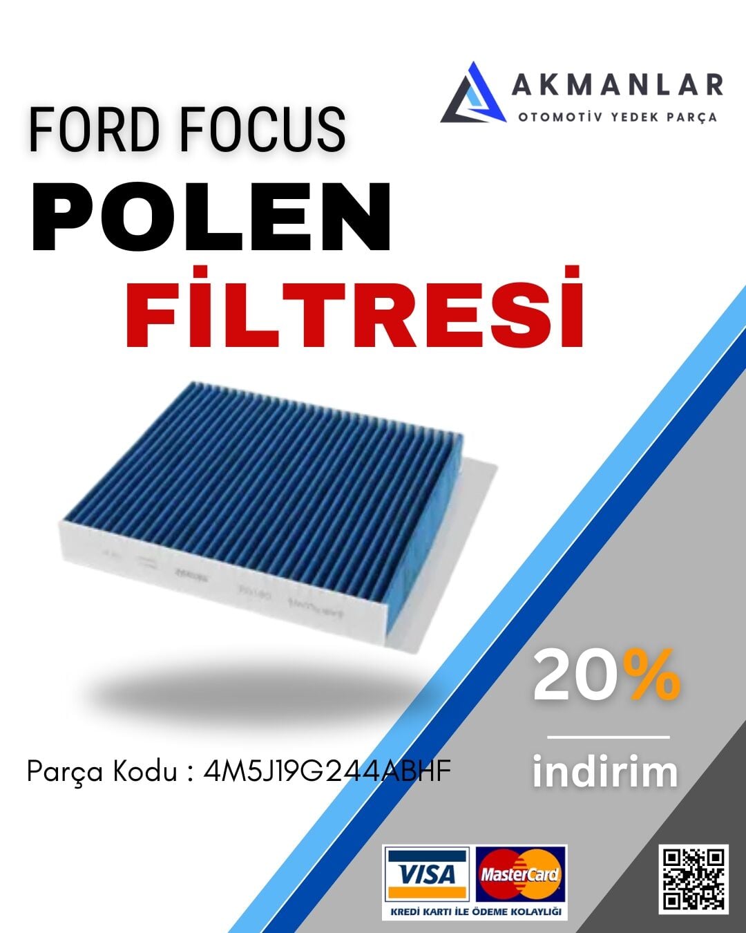 Focus Ekstra Karbon Polen Filtresi ( 2004 - 2011 )