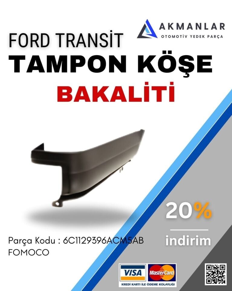 Ford Transit 2001- 2015 Tampon Köşe Bakaliti