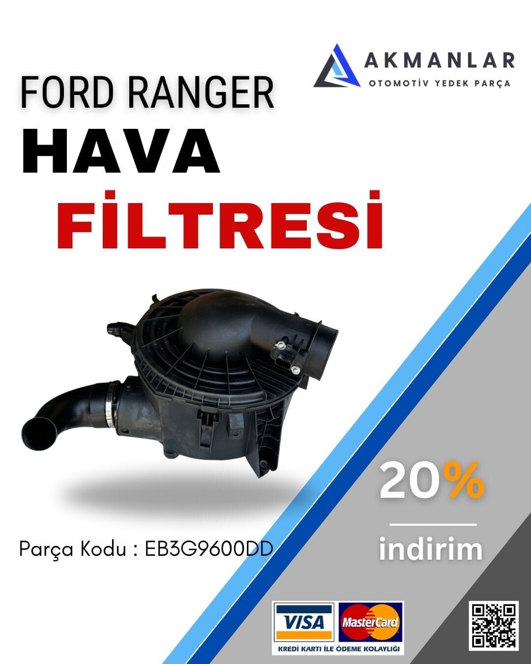 Ford Ranger 3.2L Wildtrack Hava Filtre Kazanı